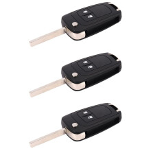 3X 2 Tasten 434MHz mit ID46 Chip Auto Fernbedienung Schlüsselanhänger für Aveo Cruze Orlando HU100 Blade