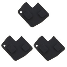 3X 2 Keys Rubber Button Key Remote Control for Yaris Rav4 Mr2 Celica