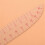 3X 11.8 Pollice Long Comma Forma di Plastica Trasparente Francese Curvo Righello Scanalata 6