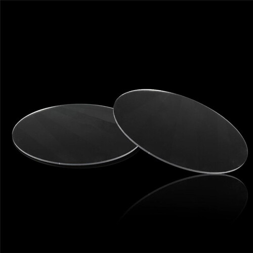 3X Transparent 3mm Thick Mirror Acrylic Round Disc Diameter:100mm 2