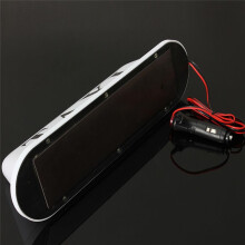 3X White Waterproof Taxi Magnetic Base Roof Top Car Cab LED Sign Light Lamp 12V PVC
