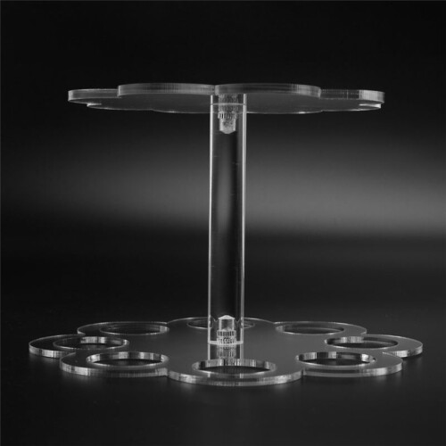 3X Detachable 8 Löcher Acryl EistüTe Halter Stehen 2