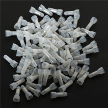 300Pcs Nylon Closed End Cap Insulated Connectors Wire Crimp Terminal 16-14 AWG