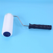 3X 7 Inch Plastic Handle Spiked Roller