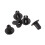 6mm x 12mm Rivetti in Plastica per Auto Clip Da Auto 150 Pezzi 5
