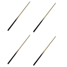 4X Queues de Billard En Bois Queues de Billard Bâtons de Divertissement Accessoires de Billard Outils de Billard 145cm