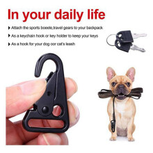90 Pcs Enlarged Mouth Clip Sling Clasp Olecranon Hook for Sling Outdoors Bag Backpack,Carabiner Keychain Snap Hooks