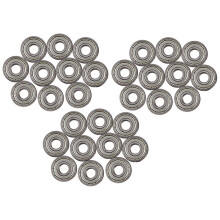 30 Stück 607ZZ 19 x 7 x 6 mm Abgedichtete Einreihige Metallkugellager