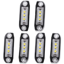 6Pz Luce Targa A LED per  S80 Xc90 S40  Xc60 S60 C70 V50 Xc70 V70