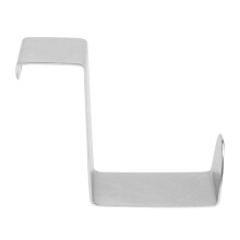 6Pzs Gancho de la Puerta Trasera Percha de Ropa de Gabinete Cocina de Acero Inoxidable Percha de Almacenamiento de Casa Ganchos de Organizador para