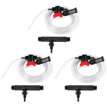 3X 1/2 Dispositif D'Irrigation de Jardin Ensemble de Tube D'Eau pour Commutateur D'Injecteur D'Engrais Venturi
