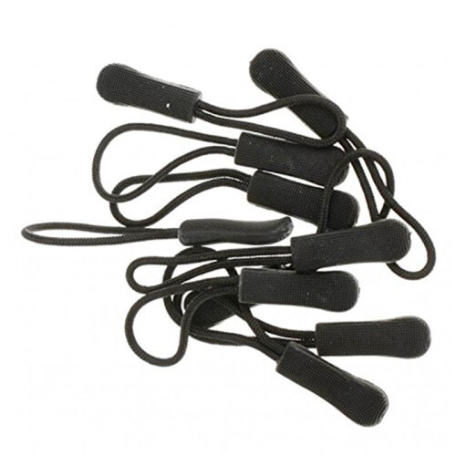 30 Anti-Slip Zipper Puller, Zipper, Zipper Extension Trailer, Practical and Robust for Back Pack, Jacket, Etc.- Black 2