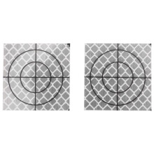 300Pcs Prism Measurement Reflector Sheet Reflective Tape Target Total Station Tunnel Survey 40X40mm