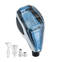 Car Crystal Universal Modificado Alavanca de Câmbio Handebol Multicolorido LEDLight Car R135246 Alavanca de Câmbio Modificada 5Velocidades