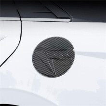 for CN7 2021 Car Accessories Gas Fuel Tank Door Decoration Cap Cover Trim Sticker Carbon Fiber Grain