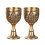 Antikes Schnapsglas aus Metall, 25 ml, mit gravierten-2 1