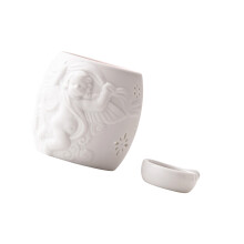 Embossed Candle Melter Device Ceramic Essential Oil Burners-B