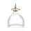 Sophisticated Crystal Engraved Glass Container-Mongolian bottle 1