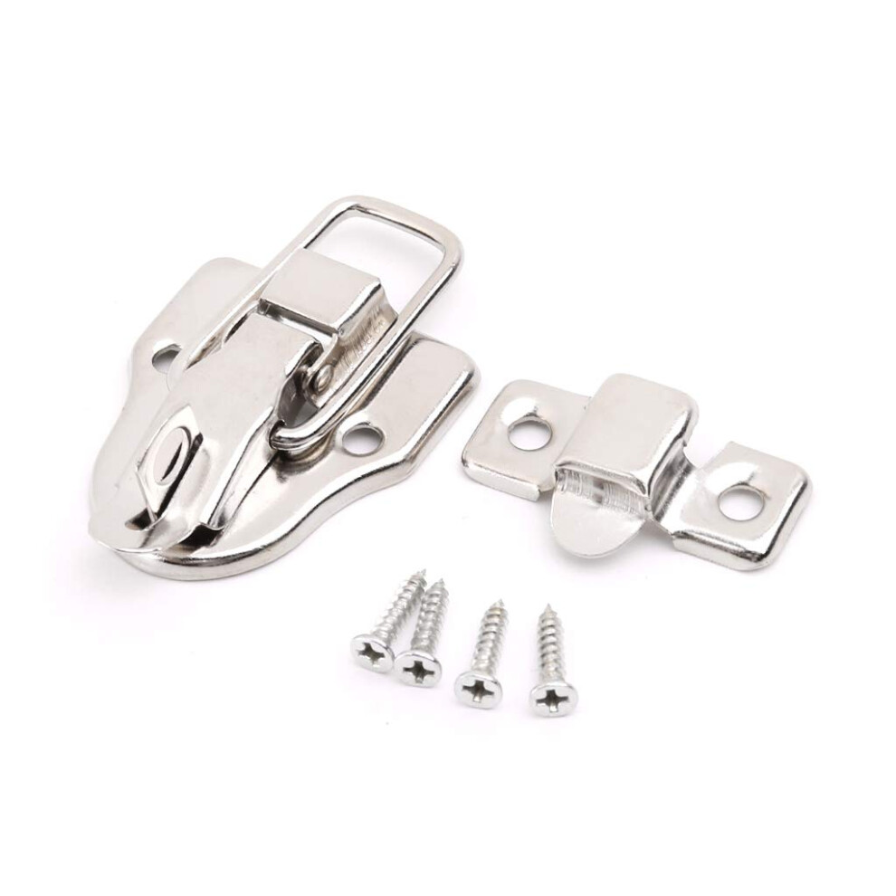Antique Metal Buckle Vintage Suitcase Lock Silver Duckbill Toggle Latch 6.4X4cm Durable Metal 9092120087772