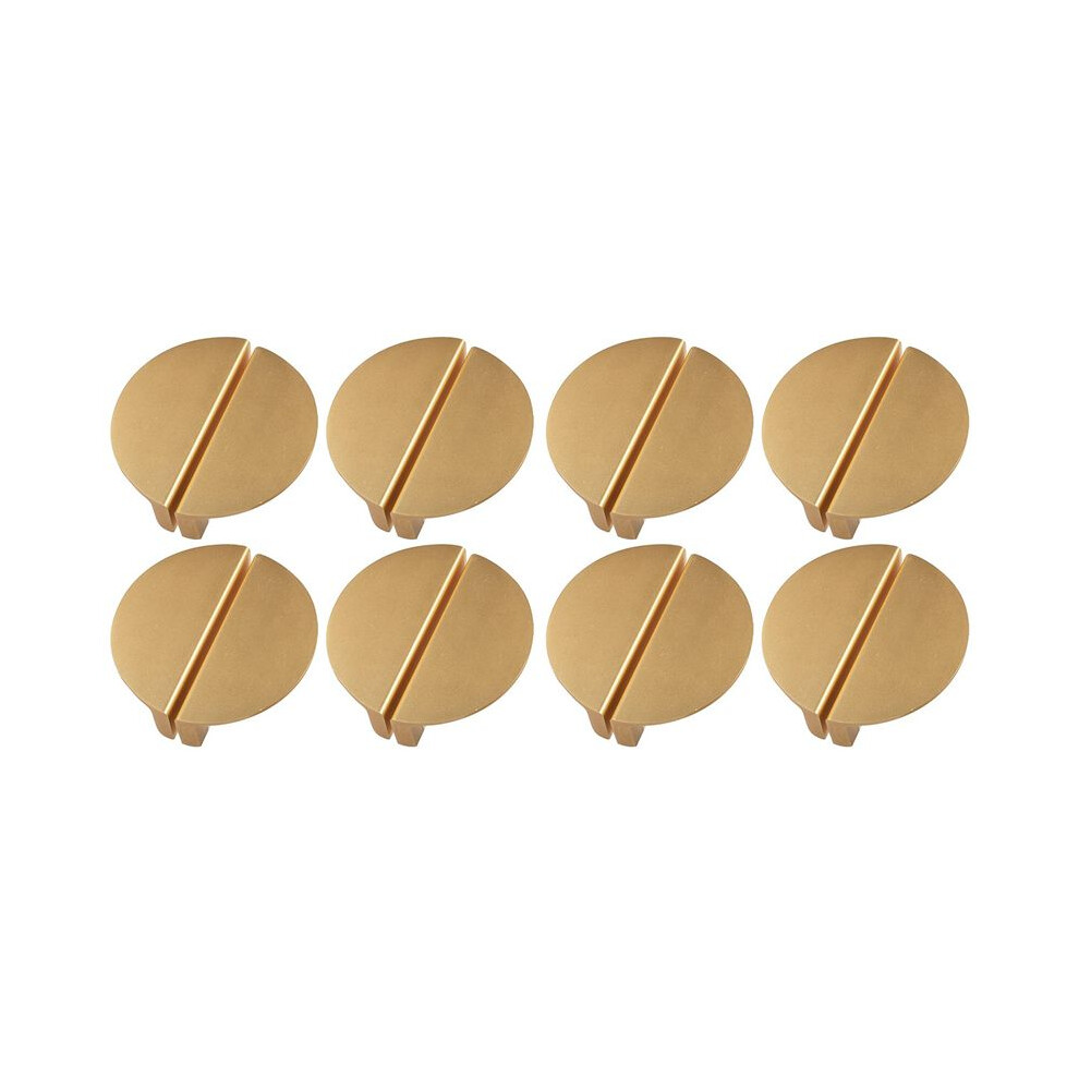 16Pack Champagne Gold Drawer Pulls,2.5 Inch Half Moon Cabinet Drawer Pulls Kitchen Handles, Cabinet Hardware Pulls 4712517945687