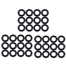 Schwarz 9 MM x 2.0 mm Rubber Dichtscheiben Oil Seal O Rings 36 PCS
