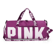 Dark Purple Gym Bag for Women, Spacious Travel Tote for Weekender, Yoga and Tennis Duffel