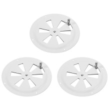 3X ÉVent de Volet D'Air Rond et Couvercle de Grille D'Ouverture de Bouton Latéral Bateau