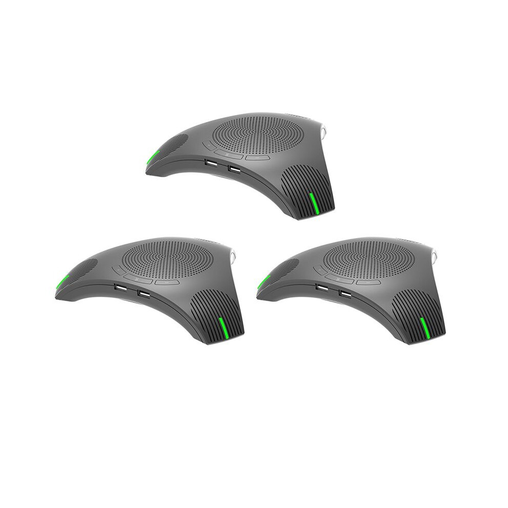 3X G95 Usb Desktop Computer Conference Omnidirectional Microphone Mic Speaker Speakerphone For Business Video Meet 6032536567270
