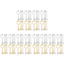 24 Sets 3 Tier Crown Cake Plate Stand Fittings Hardware Holder Kitchen Gadgets for Wedding and Party - Silver&Golden