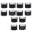 Electric Clipper Accessories,12Pcs Cut Clipper Limit Comb Guide Attachment Size Barber Replacement(1mm,1mm,2mm,3mm) 1