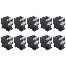 10X Power AC Contactor 1NO AC 220V 50/60Hz Coil Motor Relay 32A 3-Phase-Pole