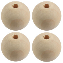 120X Natural Wood Spacer Beads 25mm(1Inch) -Jewellery Making Findings,DIY Crafts Wood Color