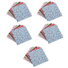 500Pcs 10X10cm Quadratisches Blumenbaumwollgewebe-Patchwork-Tuch für Das Diy Fertigkeit-Nähen