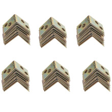 Metallregal-UnterstüTzung 90 Grad Rechtwinklige Klammer 72Pcs Messing-Ton