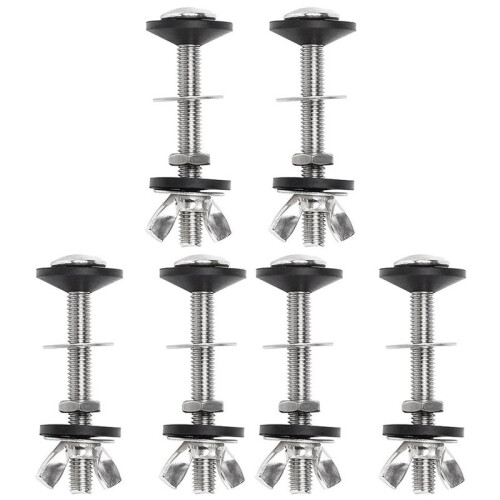 Kit de Parafusos de Cisterna de Tanque para Vaso SanitáRio com 6 Pacotes