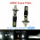 6X H1 6000K Super Bright White 6000LM DRL LED Headlight Bulb Kit High- 7