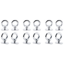 12Pack Stainless Steel Kayak Track Mount Tie Down Eyelet Rail Accessory for Kayak Canoe Boat