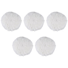 5 Pezzi 7 Tampone di Tamponamento di Lucidatura Lucidatura Lana Pulita Molle di Pollice Pollice 180mm Per Lucidatrice Auto