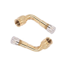 8Pcs Valve Extension Valve Extension Adapter Tire 90 Degree Bent Metal Angle for Bicycle Motorcycle Scooter