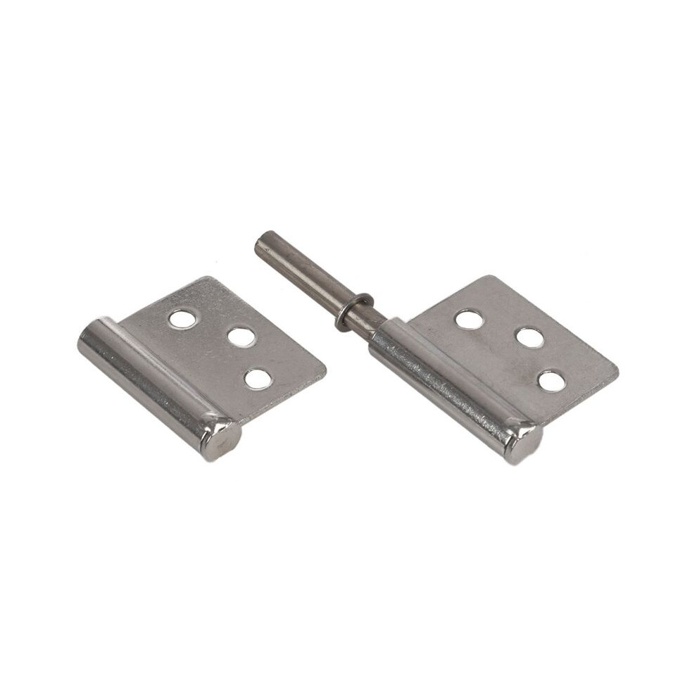 3 Inch Silver Tone Stainless Steel 360 Degree Rotating Window Door Flag Hinge 8 Pieces 4713204635102