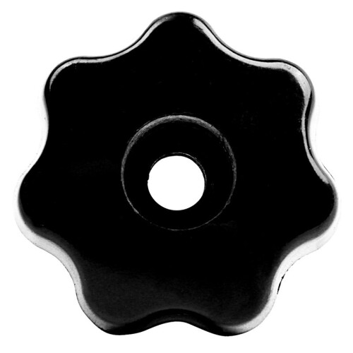 20 Pieces Black Star Grip Knobs, Female Thread Diameter 8mm,  Diameter 40mm 1