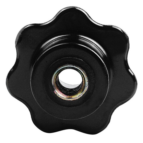 20 Pieces Black Star Grip Knobs, Female Thread Diameter 8mm,  Diameter 40mm 2