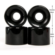 Pack of 12 60mm Skateboard Wheels + ABEC-9 Bearing Steel and Spacers Wheels
