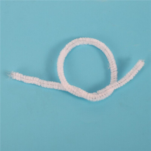 500 Pcs 30cm Creation Pipe Cleaners, White