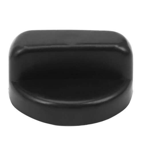16 Pcs Kitchen 44 mm Diameter Plastic Black Button  for Gas Cooktop 1