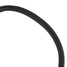 4X 25-Ft-Polyethylenschlauch mit Geteiltem Drahtwebstuhl und Schwarzer HüLse