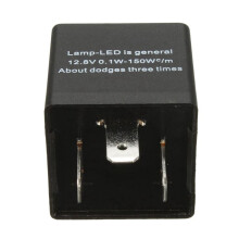 4X 12V 3-Pinowy LED Regulowany PrzekaźNik Samochodowy Flasher Flash dla WskaźNika KierunkowskazóW