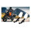 Espelho de Motocicleta AjustáVel em ÂNgulo Universal com Suporte para Guiador de 7/8 Polegadas e Parafusos de 8/10 mm para Ciclomotor de Scooter de 1