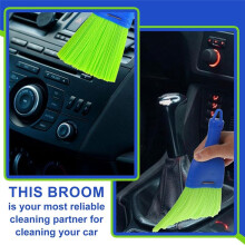 5 Pcs Whisk Broom -Fiber Handheld Brush Hand Broom Outdoor Broom Car Broom with Hang Hole for Cleaning Indoor