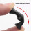15 Set Bow Finger Guard Silicone Rubber Archery Protective Take Without Finger Guard Black 5
